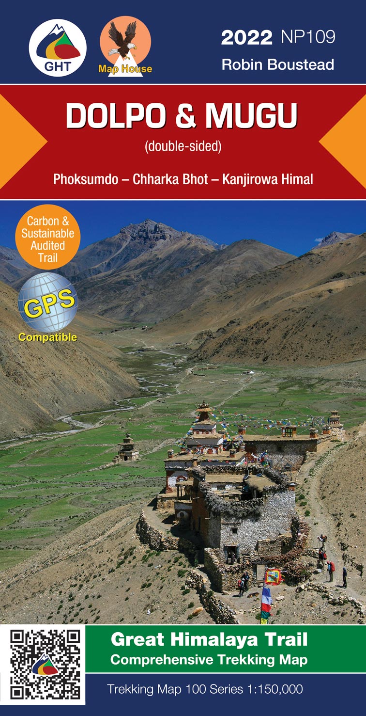 Dolpo & Mugu (Double Sided) (The Great Himalaya Trail Series Maps)