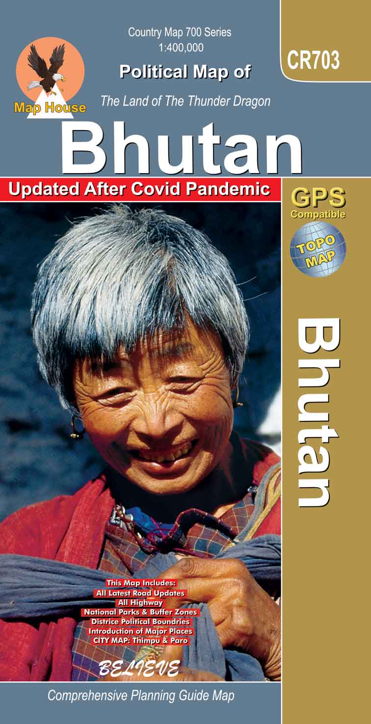 Political Map of Bhutan