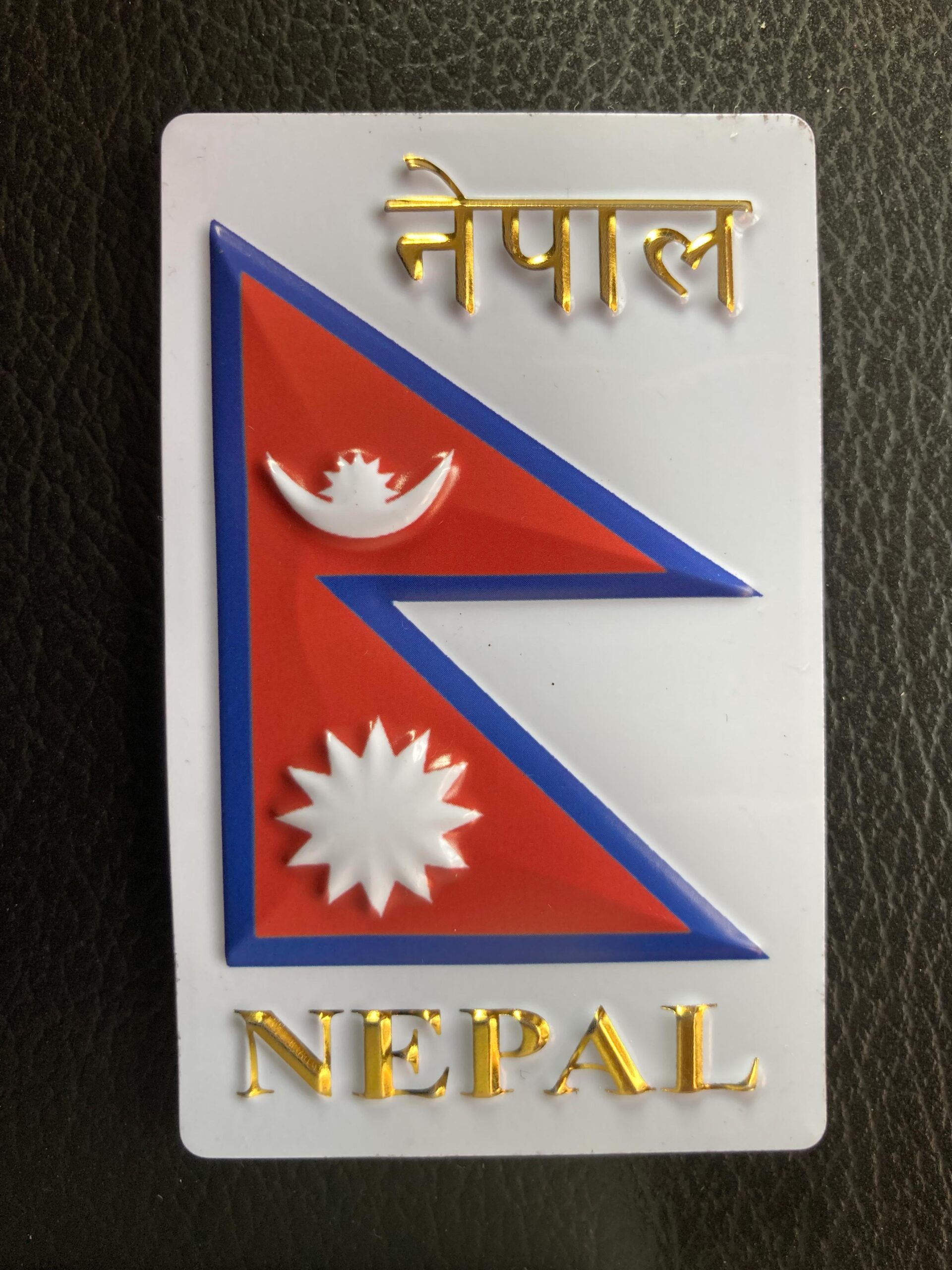 Embossed Plastic 3d Fridge magnet