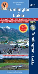 Lukla to tumlingtar map house books himalaya