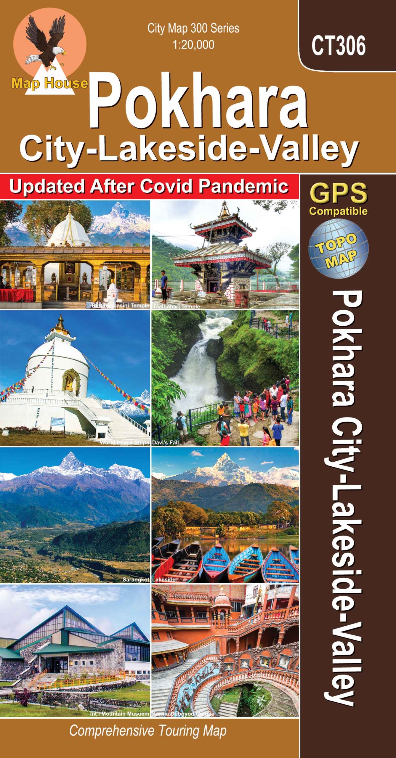 Pokhara City, Lakeside & Valley Map