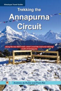 Trekking the annapurna circuit map house himalayan travel guides books himalaya